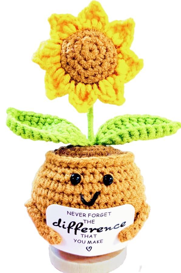 Thank You Gifts-Never Forget The Difference That You Make-Sunflower Gifts-Retirement Gift for Woman Social Worker Employee Appreciation Gifts Inspirational Gifts for Women Men Boss Friend Coworkers
