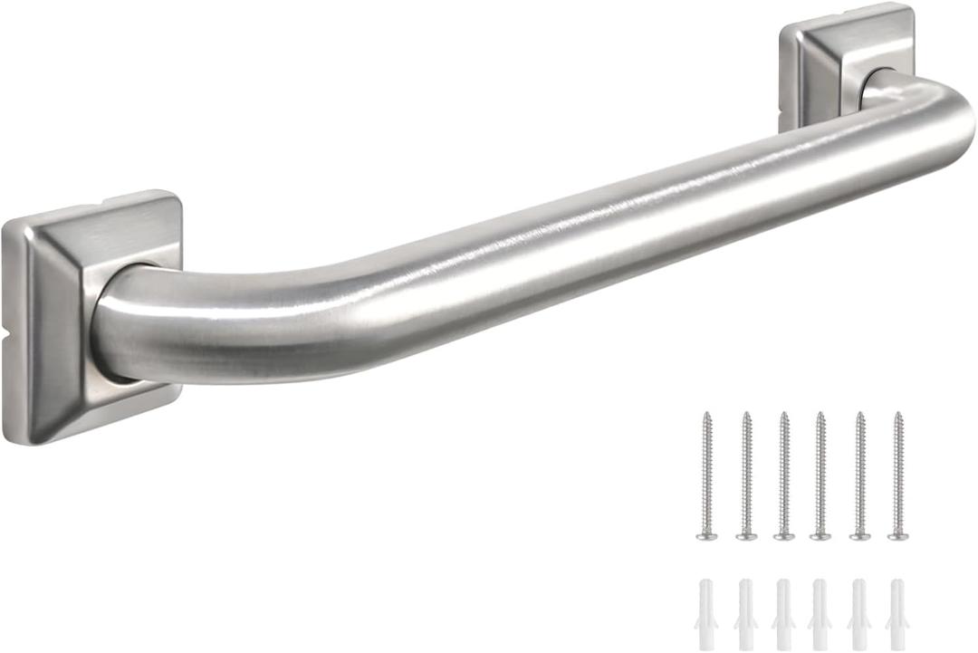 Bathroom Grab Bars Stainless Steel Handrail ADA Compliant 500lbs bathtubs and Showers Toilet Handle Safety for Handicap, Elderly, Disabled, Injury (24inches)