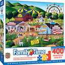 MasterPieces 400 Piece Jigsaw Puzzle - Summer Carnival - Family Time Puzzles for Adults & Youth, Large Pieces, 18"x24", Age 9+