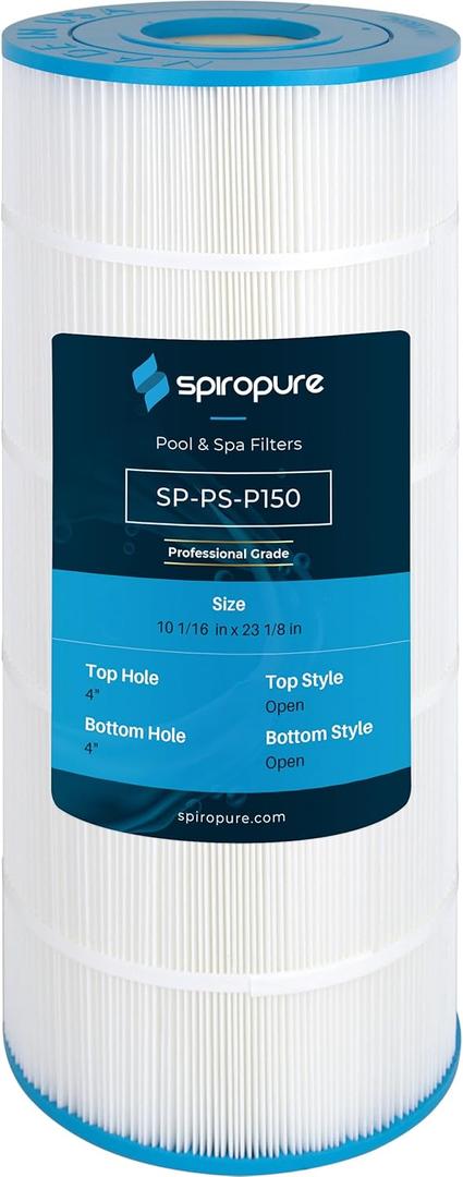 SpiroPure Replacement for Pleatco PA150S Hayward SwimClear C150S CS150E CX150XRE Unicel C-9441 Hot Tub Spa Pool Replacement Cartridge