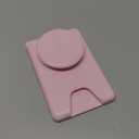 AUROX for MagSafe Wallet Stand, Magnetic Wallet Stand, for Magsafe Phone Grip Card Holder, Magnetic Card Wallet Holder with Collapsible Phone Grip, for iPhone 17 16 15 14 13 Series, Fit 3 Cardss, Pink