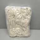 Threehoney Bench Cushions for Indoor Furniture 36x14 in Velvet Kitchen Dining Piano Window Seat Cushion, Tufted Patio Porch Swing Thicken Bench Pad Memory Foam(Ivory White)