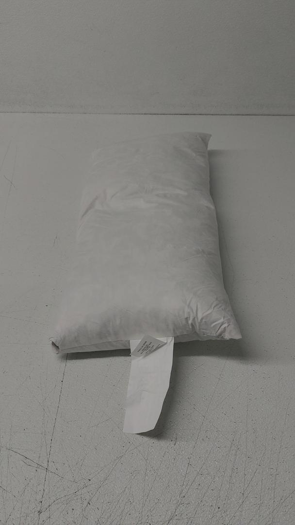 Pillowflex Synthetic Down Pillow Insert - 12x24 Down Alternative Pillow, Ultra Soft, Large Rectangle, Lumbar, Travel, Neck, Sleeping Pillow - 1 Decorative Pillow Form