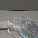 Electric Fly Swatter Racket, 2 in 1 Mosquito Bug Zapper 4100V Handheld Mosquito Killer with 1800 mAh Rechargeable Battery, Purple Light and 3-Layer Safety Mesh for Indoor Outdoor Blue