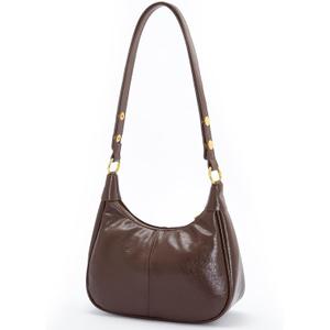 Shoulder Bags for Women Small Hobo Bags Crescent Shaped Cute Retro Tote Handbag Mini Clutch Purse with Zipper Closure