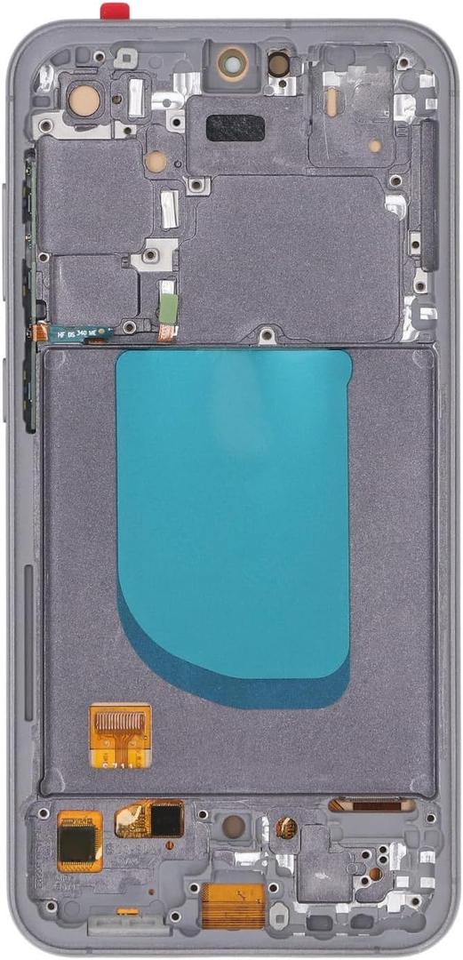 S23 Screen Replacement, S23 FE Screen Replacement Digitizer Assembly with Frame, Support Fingerprint Digitizer Display Assembly with Tools