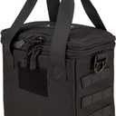 Lancer Tactical Nylon Pistol Range Bag (Color: Black)