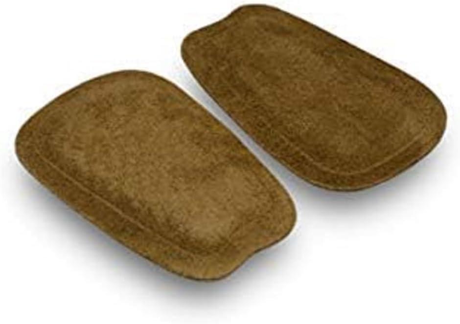 pedag Supra | German Handmade Shoe Tongue Pads | Soft Suede Leather and Memory Foam Shoe Padding | Solves Loose Shoes Problem | 1 Pair, Large/X-Large Size (Brown)