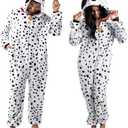 Spooktacular Creations Halloween Dalmatian Unisex Costume, Adult Animal Costume Halloween Costume Party M