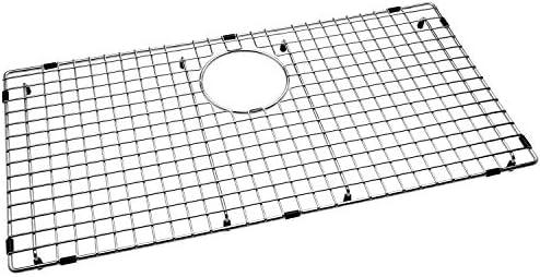 Serene Valley Sink Bottom Grid 28-3/8" x 14-3/16", Rear Drain with Corner Radius 3/8", Sink Protector NDG2915R