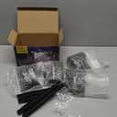 Solar Spot Lights Outdoor with 60 LED & Auto On/Off, 4 Pack Solar Lights Outdoor Waterproof IP68 with 3 Lighting Modes, 2-in-1 Solars Landscape Light for Outside, Garden, Yard(Warm White)