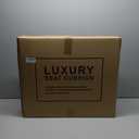 LINGVIDO Waterproof Faux Leather Seat Covers Fit for 2009-2024 Dodge Ram 1500 2500 3500 Seat Cushion Protector Truck Pickup Crew Quad Cab with Split Bench 40/60(Full Set Curved Back, Black+Gray)