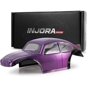 INJORA BUG30 Body Shell with Magnetic Mount for 1/30 Axial SCX30 (Purple)