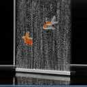 Aquarium Air Bubble Bar, 9.84 Inch Double Row Fine Mist Air Bubble Curtain Wall, Self-Sinking Fish Tank Air Diffuser Set, Enhanced Oxygen Bubble Strip for Freshwater Saltwater Hydroponics
