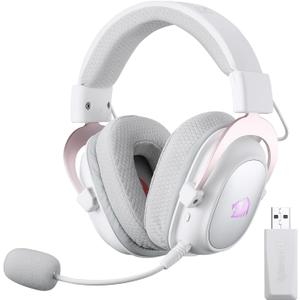 Redragon H510 PRO 3-Mode RGB Gaming Headset - 7.1 Surround Sound - 53MM Audio Drivers in Memory Foam Ear Pads w/Durable Fabric Cover- Multi Platforms Headphone - USB Powered for PC/PS4/NS
