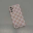 Obbii Compatible with Galaxy A15 5G Case, Marble Pattern 2 in 1 Heavy Duty Shockproof Full Body Rugged Hard PC+Soft Silicone Drop Protective Cover for Samsung Galaxy A15 (6.5") (Checkerboard)