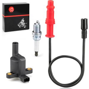 Ignition coil w/Wire Cap & Spark plug for Polaris Ranger 500 Crew 4x4 2008-2013 Ignition coil w/Wire Cap & Spark plug for Polaris Ranger 500 Crew 4x4 2008-2013