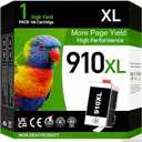 910XL 910 XL Black Ink Cartridges for HP Printers Compatible for HP Printer Ink 910 for HP 910XL Black Ink Cartridge HP910XL Works with HP OfficeJet Pro 8020 8025 8035 8028 8022 8010 8015