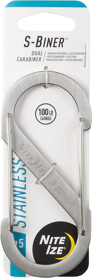 Nite IZE S-Biner Size 5 Durable Carabiner