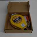 Self-Retractable Fall Arrester 50FT Double Locking Fall Arrest Protector Fall Protection Gear, Dual Alloy Steel PPE shell Heavy Duty Hook Cable Wire Rope Roofing Lifeline Safety Lanyard