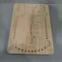 Vicenpal Rosary Making Tray Wooden Cross Bead Boards Religious Rosary Making Supplies 13.8 x 9.8 Inch Beading Design Tray & Organizer for Christian Jewelry Necklace DIY Board Tool