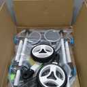 Adjustable Dog Wheelchair for Back Legs Mobility Support Lightweight Pet Wheelchair for Disabled Hind Legs Walking Stable Dog Cart for Pets (White XSLW for 17.6-33.1lb)