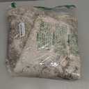 UERMEI 4ft Round Area Rug Living Room Rugs - 4x4 Washable Neutral Modern Abstract Soft Thin Rug Indoor Floor No Slip Rug Carpet for Bedroom Under Dining Table Home Office Decor - Brown Grey