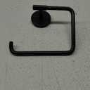 Delta Trinsic (1-Pack) Hand Towel Holder Matte Black Towel Racks for Bathroom Wall Square Towel Ring Holder for Bath Towel Hanger for Kitchen, Bathroom Accessories 759460-BL