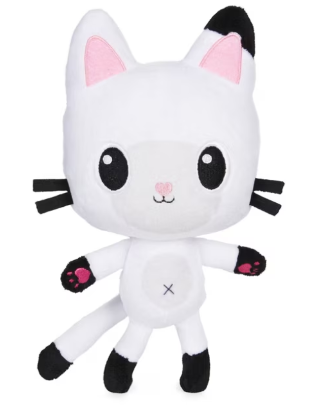 Gabby’s Dollhouse, 8-inch Pandy Paws Purr-ific Plush Toy, Kids Toys for Ages 3 and up