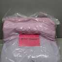 Betsey Johnson - Twin Comforter Set, Bonus Bedding Set with Matching Sham, Pillowcase & Reversible Plush Throw, Dorm Essentials (Ombre Purple)