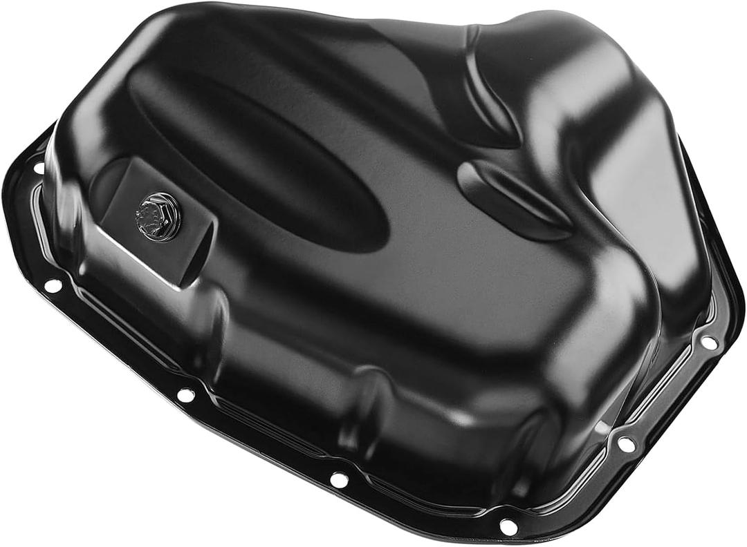 Lower Engine Oil Pan Sump with Drain Plug, Compatible with 2010-2017 Toyota Camry, 2009-2019 Highlander, 2011-2013 Sienna, 2013-2018 Avalon, 2009-2016 Venza, Lexus 2013-2018 ES300h, 2.5L 2.7L