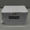 DASITON Makeup Brush Holder Organizer, 3 Slots Acrylic Makeup Brushes Storage Cup, Woven Texture Make Up Brush Holder for Vanity Bathroom Office, Pen Holder for Desk, Cosmetic Display Cases (Clear M)