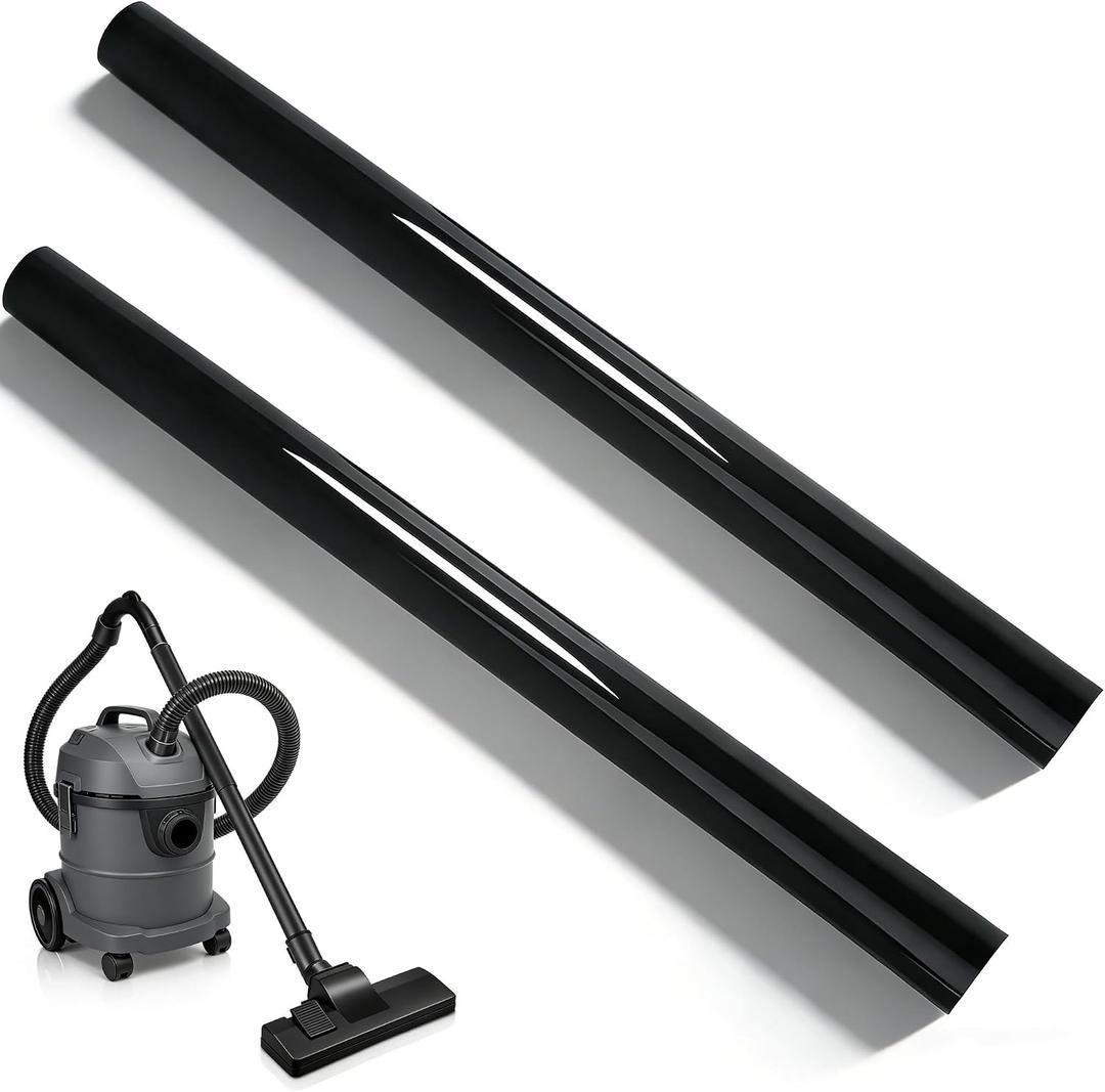 Vacuum extension tube, 1.25 inch (32 mm) vacuum cleaner extension rod with 1-1/4 inch connector, convenient for replacing extension tubes for wet/dry vacuum cleaners (2-pack)
