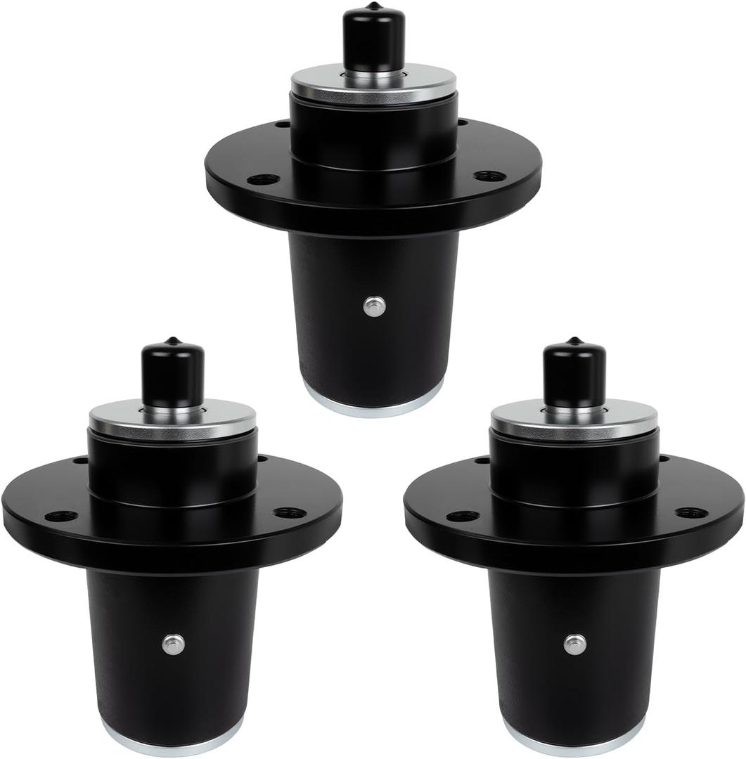 IDEASURE 607407 604255 Lawn Mower Deck Spindle Compatible with Hustler ATZ Super S Super Z X One Zero Turn Mower, Fit for 36" - 72" Deck, 3 Pack