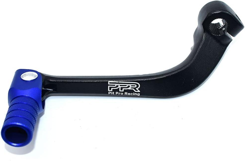 Gear Shift Lever, Alloy Aluminium Gear Shifter Lever Fits for Motorcycle BSE CRF 110 TTR 125 Motorcycle 50cc 110cc 250cc Dirt Pit Bike (Black&Blue)