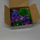 Ameliade Aquarium Artificial Plastic Plants Decorations and Rock Cave Decor Set Goldfish Betta Fish Tank Accessories Small Large Fish Bowl Ornaments