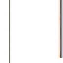JONATHAN Y 59.5" Chrome Modern LED Integrated Floor Lamp for Living Room, Slim Minimalist Standing Lamp for Bedroom Office, 3000K Warm Light, Foot Switch, ETL Listed JYL7007A