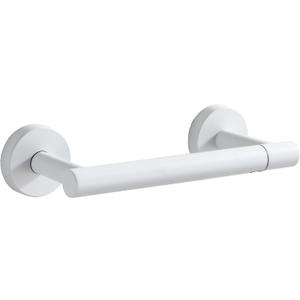 BVL Toilet Paper Holder Matte White Wall Mount Stainless Steel 304 Large Mega Roll