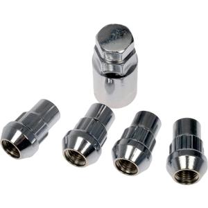Dorman 712-328 Wheel Nut Lock Chrome Acorn Set M12-1.50 Compatible with Select Models, 4 Pack