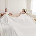 Korbliss Super Soft Throw Blanket Season Use, Ivory Size 120x120