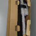 Center Console Dog Car Seat for Small Dogs,PU Leather Small Dog Car Booster Seat,Washable Foldable with Safe Protection Hooks Adjustable Straps and Storage Pocket Pet Up to 15lbs-Black