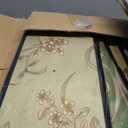 Furnulem Vertical Dresser for Bedroom, Tall Skinny Storage Tower with 5 Fabric Drawers, Chest of Drawers for Living Room, Dorm, Entryway, Vintage Furniture, Wood Top