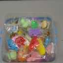 80Pcs Party Favors for Kids 4-8, Kawaii Squishies Mochi Squishy Toy Bulk Fidget Sensory Toys Birthday Gifts for Boys Girls, Easter Basket Stuffers Egg Fillers Treasure Box Classroom Prizes Goodie Bag