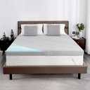 4 Inch Full Memory Foam Mattress Topper, High-Density Mattress Pad for Back Relief, Bed Topper with Removable Cover, No Smell, CertiPUR-US Certified,75" x 54"