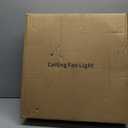 KDG 19.7" Low Profile LED Ceiling Fans with Light, Reversible Flush Mount with Remote and 6 Winds Speeds Fan Lighting, 3 Colors Dimmable for Bedroom, Living Room, Kids, Dinning Room, Kitchen (Black)