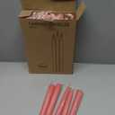 LYOBATH 30 Pack Pink Taper Candles - Taper Candles 10 Inch Dripless, Smokeless & Unscented - 8 Hours Long Burning - Ideal for Weddings, Dinner Parties, and Home Decor