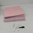 StorageWorks Pink Storage Cubes, 13x13 Storage Cube Bins with Handle, Cube Storage Organizer Bins for Shelves and Closet, Collapsible Storage Bins, 4-Pack