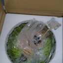 Plug-in Pendant Light Vintage Kitchen Island with Plug-in Cord ON/OFF Switch Green Flower Glass Mid-Century Modern Farmhouse Fixture Small Brass1 Light Deco Chandelier for Dining Room Bedroom