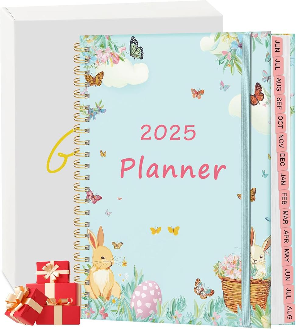 2 x 2026 Planner for Women - Weekly and Monthly Planner 2025-2026, Use Now Through Aug 2026, Daily Academic Calendar Planner Book, with Inner Pocket Gift Box, Perfect for Office Home School- A5 (6.1" x 8.3") (Green)