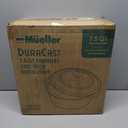 Mueller DuraCast 6 Quart Enameled Cast Iron Dutch Oven Pot with Lid, Heavy-Duty, Oven Safe up to 500° F & Across All Cooktops, Wedding Registry Ideas & Gifts, Emerald